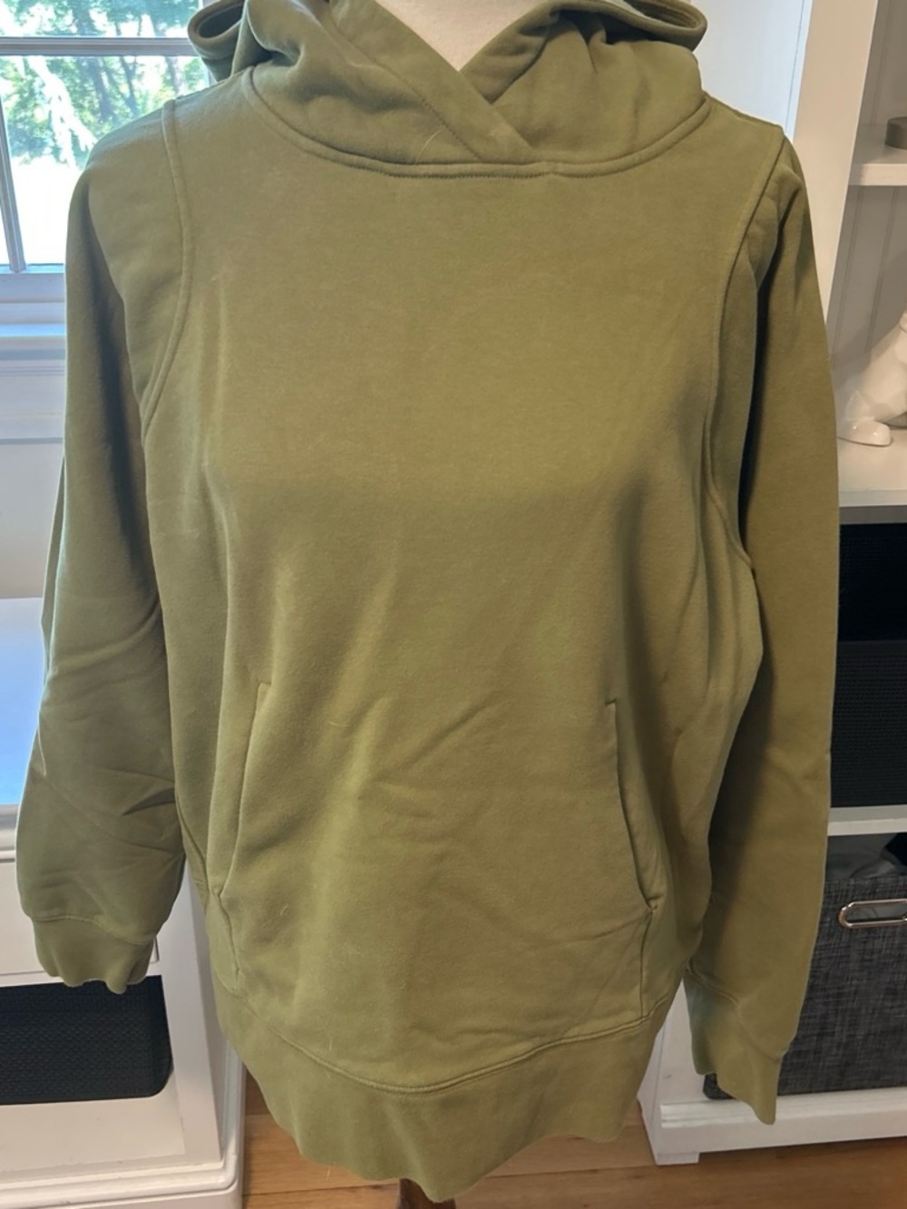 Lululemon Olive Green Hooded Women's Sweater Size 12
